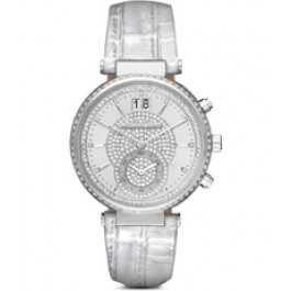 Watch strap Michael Kors MK2443 Leather Steel 20mm