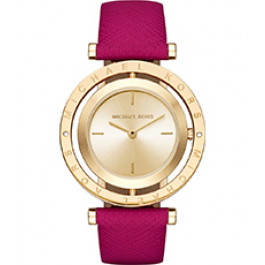 Watch strap Michael Kors MK2525 Leather Pink 16mm