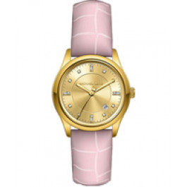 Watch strap Michael Kors MK2549 Leather Pink 18mm