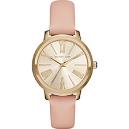 Watch strap Michael Kors MK2558 Leather Pink 16mm