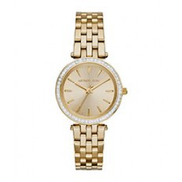 Watch strap Michael Kors MK3365 Steel Gold Toned 16mm