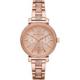 Watch strap Michael Kors MK4354 Stainless steel Rosé 14mm