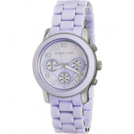 Watch strap Michael Kors MK5233 Steel/Silicone Purple 20mm