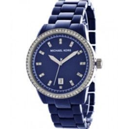 Watch strap Michael Kors MK5371 Plastic Blue 18mm
