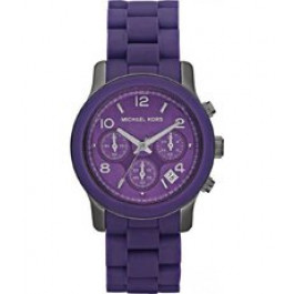 Watch strap Michael Kors MK5511 Silicone Purple 20mm