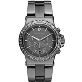 Watch strap Michael Kors MK5579 Steel Anthracite grey 26mm