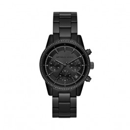 Watch strap Michael Kors MK6438 Steel Black 18mm