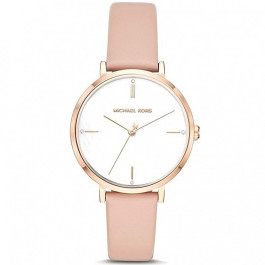 Watch strap Michael Kors MK7106 Leather Pink 16mm