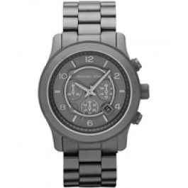Watch strap Michael Kors MK8226 Steel Anthracite grey 24mm