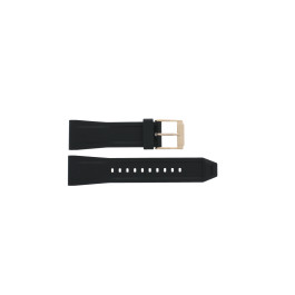 Watch strap Michael Kors MK8436 Silicone Black 24mm