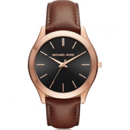 Watch strap Michael Kors MK8509 Leather Brown 22mm