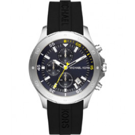 Watch strap Michael Kors MK8567 Silicone Black 22mm