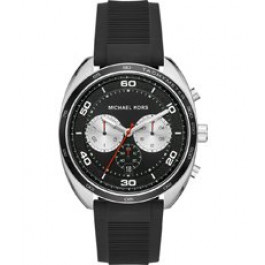 Watch strap Michael Kors MK8611 Silicone Black 22mm