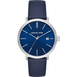 Watch strap Michael Kors MK8675 Leather Blue 20mm
