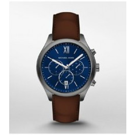 Watch strap Michael Kors MK8691 Leather Brown 20mm