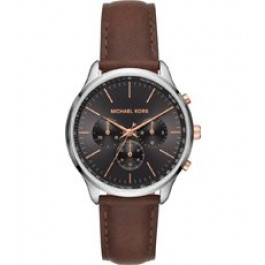 Watch strap Michael Kors MK8722 Leather Brown 20mm
