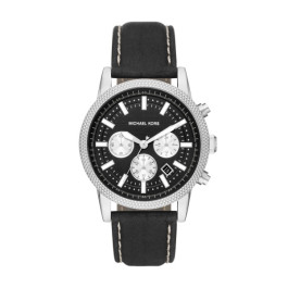 Watch strap Michael Kors MK8956 Leather Black 22mm