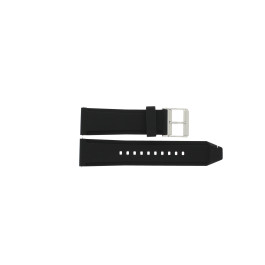 Watch strap Michael Kors MKT4009 Rubber Black 24mm