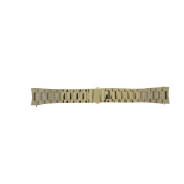 Watch strap Michael Kors MKT5136 Steel Gold Toned 22mm