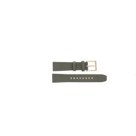 Watch strap DKNY NY2341 Leather Grey 18mm