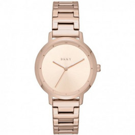 Watch strap DKNY NY2637 Steel Rosé 14mm