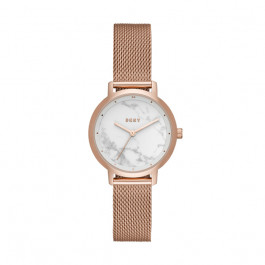 Watch strap DKNY NY2703 Steel Rosé 14mm