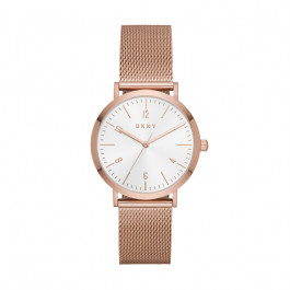 Watch strap DKNY NY2743 Steel Rosé 18mm