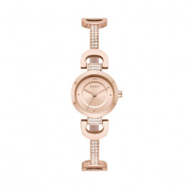 Watch strap DKNY NY2752 Steel Rosé 5mm