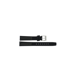 Watch strap DKNY NY3296 Leather Black 15mm
