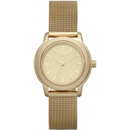 Watch strap DKNY NY8553 Steel Gold Toned