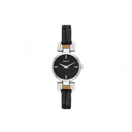 Watch strap DKNY NY8878 Leather Black 14mm