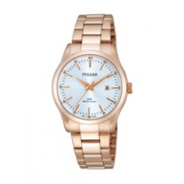 Watch strap Pulsar VJ22-X167 / PH7370X1 / PQN005X Stainless steel Rosé