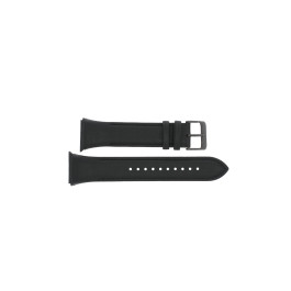 Watch strap Pulsar PT3984X2 / VD53-X307 / PHG130X Leather Black 26mm