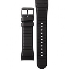 Watch strap Pulsar PQ2017X1 Rubber Black 24mm