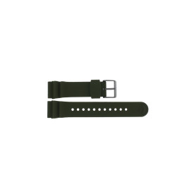 Watch strap Seiko SNE535J1 / V157-0DC0 / R040022N0 Rubber Green 22mm