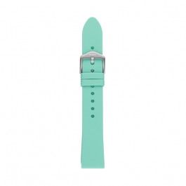 Watch strap Fossil S181407 Silicone Mint green 18mm