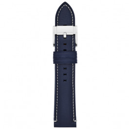 Watch strap Fossil S221255 Leather Blue 22mm