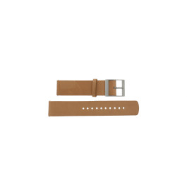 Watch strap Smartwatch Skagen SKT1104 Hagen Connected Leather 20mm