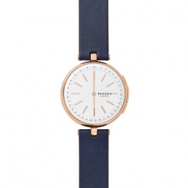 Watch strap Skagen SKT1412 Leather Blue 4mm
