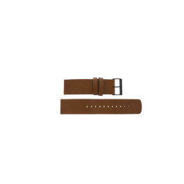Watch strap Skagen SKT5201 Leather Brown 22mm
