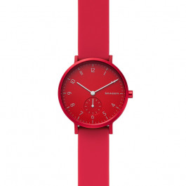 Watch strap Skagen SKW2765 Silicone Red 16mm