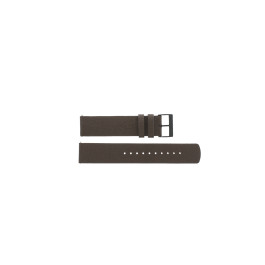 Watch strap Skagen SKW6728 Leather Brown 20mm