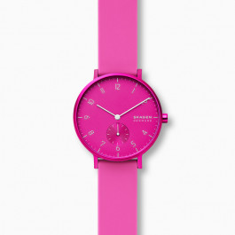 Watch strap Skagen SKW1125 / SKW2803 Silicone Purple 16mm