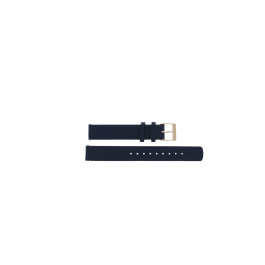 Watch strap Skagen SKW2838 Leather Blue 14mm