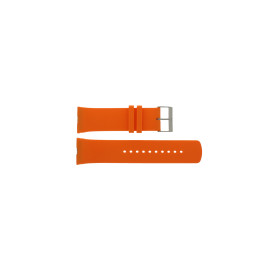 Watch strap Skagen SKW6074 Silicone Orange 26mm