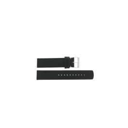 Watch strap Skagen SKW6274 Leather Black 20mm