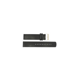 Watch strap Skagen SKW6401 Leather Black 20mm