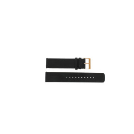 Watch strap Skagen SKW6430 Leather Black 20mm