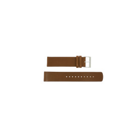 Watch strap Skagen SKW6462 Leather Cognac 20mm