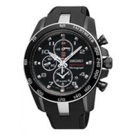 Watch strap Seiko SNAE89P1 / 7T62-0LC0 Rubber Black 21mm